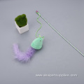 Bird cats stick plastic pole cat teaser